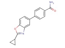 4-(2-cyclopropyl-1,3-benzoxazol-5-yl)benzamide
