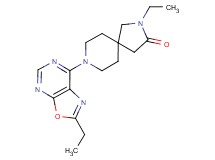 2-ethyl-8-(2-ethyl[1,3]oxazolo[5,4-d]pyrimidin-7-yl)-2,8-diazaspiro[4.5]decan-3-one