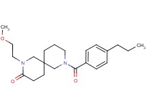 2-(2-methoxyethyl)-8-(4-propylbenzoyl)-2,8-diazaspiro[5.5]undecan-3-one
