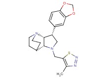 (3R*,3aR*,7aR*)-3-(1,3-benzodioxol-5-yl)-1-[(4-methyl-1,2,3-thiadiazol-5-yl)methyl]octahydro-4,7-ethanopyrrolo[3,2-b]pyridine