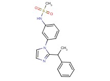 N-{3-[2-(1-phenylethyl)-1H-imidazol-1-yl]phenyl}methanesulfonamide