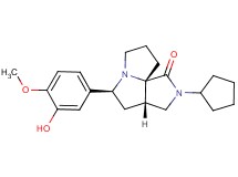 (3aS*,5S*,9aS*)-2-cyclopentyl-5-(3-hydroxy-4-methoxyphenyl)hexahydro-7H-pyrrolo[3,4-g]pyrrolizin-1(2H)-one
