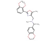 1-(2,3-dihydro-1,4-benzodioxin-6-yl)-N-{[2-(2,3-dimethoxyphenyl)-5-methyl-1,3-oxazol-4-yl]methyl}-N-methylethanamine