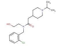 N-(2-chlorobenzyl)-N-(2-hydroxyethyl)-2-(1-isopropyl-4-piperidinyl)acetamide