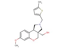 [(3aS*,9bS*)-7-methoxy-2-[(5-methyl-2-thienyl)methyl]-1,2,3,9b-tetrahydrochromeno[3,4-c]pyrrol-3a(4H)-yl]methanol