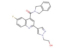 2-{4-[4-(1,3-dihydro-2H-isoindol-2-ylcarbonyl)-6-fluoroquinolin-2-yl]-1H-pyrazol-1-yl}ethanol