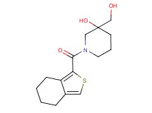 3-(hydroxymethyl)-1-(4,5,6,7-tetrahydro-2-benzothien-1-ylcarbonyl)-3-piperidinol