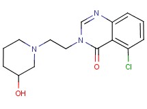 5-chloro-3-[2-(3-hydroxypiperidin-1-yl)ethyl]quinazolin-4(3H)-one
