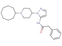N-[1-(1-cyclooctyl-4-piperidinyl)-1H-pyrazol-5-yl]-2-phenylacetamide