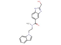 2-(hydroxymethyl)-N-[2-(1H-indol-1-yl)ethyl]-N-methyl-1H-benzimidazole-5-carboxamide
