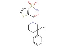 2-[(3-methyl-3-phenylpiperidin-1-yl)carbonyl]thiophene-3-sulfonamide