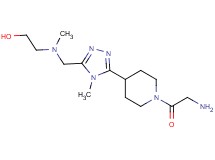 2-[{[5-(1-glycyl-4-piperidinyl)-4-methyl-4H-1,2,4-triazol-3-yl]methyl}(methyl)amino]ethanol dihydrochloride