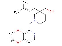 [1-[(3,4-dimethoxypyridin-2-yl)methyl]-3-(3-methylbut-2-en-1-yl)piperidin-3-yl]methanol