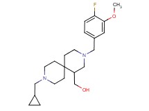 [9-(cyclopropylmethyl)-3-(4-fluoro-3-methoxybenzyl)-3,9-diazaspiro[5.5]undec-1-yl]methanol