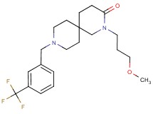 2-(3-methoxypropyl)-9-[3-(trifluoromethyl)benzyl]-2,9-diazaspiro[5.5]undecan-3-one