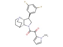 2-[(3S*,3aR*,7aR*)-3-(3,5-difluorophenyl)hexahydro-4,7-ethanopyrrolo[3,2-b]pyridin-1(2H)-yl]-1-(1-methyl-1H-pyrrol-2-yl)-2-oxoethanone