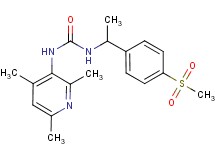 N-{1-[4-(methylsulfonyl)phenyl]ethyl}-N'-(2,4,6-trimethylpyridin-3-yl)urea