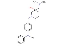 3-[(dimethylamino)methyl]-1-{4-[methyl(phenyl)amino]benzyl}piperidin-3-ol