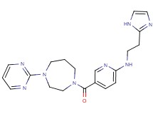 N-[2-(1H-imidazol-2-yl)ethyl]-5-[(4-pyrimidin-2-yl-1,4-diazepan-1-yl)carbonyl]pyridin-2-amine