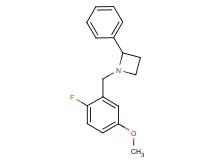 1-(2-fluoro-5-methoxybenzyl)-2-phenylazetidine