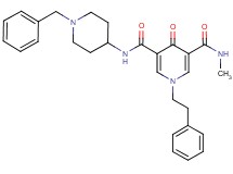 N-(1-benzyl-4-piperidinyl)-N'-methyl-4-oxo-1-(2-phenylethyl)-1,4-dihydro-3,5-pyridinedicarboxamide