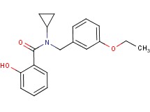 N-cyclopropyl-N-(3-ethoxybenzyl)-2-hydroxybenzamide