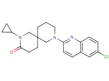 8-(6-chloro-2-quinolinyl)-2-cyclopropyl-2,8-diazaspiro[5.5]undecan-3-one