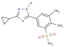 5-(3-cyclopropyl-1H-1,2,4-triazol-5-yl)-2,3-dimethylbenzenesulfonamide