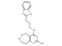 N-[3-(1H-benzimidazol-2-yl)propyl]-2-methyl-6,7,8,9-tetrahydro-5H-pyrimido[4,5-d]azepin-4-amine dihydrochloride