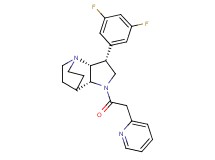 (3R*,3aR*,7aR*)-3-(3,5-difluorophenyl)-1-(pyridin-2-ylacetyl)octahydro-4,7-ethanopyrrolo[3,2-b]pyridine