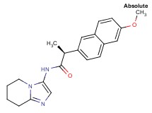 (2S)-2-(6-methoxy-2-naphthyl)-N-(5,6,7,8-tetrahydroimidazo[1,2-a]pyridin-3-yl)propanamide