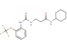 N~1~-cyclohexyl-N~3~-({[2-(trifluoromethoxy)phenyl]amino}carbonyl)-beta-alaninamide