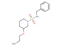 N-benzyl-3-propoxypiperidine-1-sulfonamide