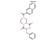 (3R,9aR)-3-benzyl-8-(2-naphthoyl)tetrahydro-2H-pyrazino[1,2-a]pyrazine-1,4(3H,6H)-dione