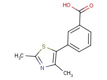 3-(2,4-dimethyl-1,3-thiazol-5-yl)benzoic acid