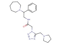 N-[2-(1-azepanyl)-2-phenylethyl]-2-[5-(1-pyrrolidinylmethyl)-1H-tetrazol-1-yl]acetamide