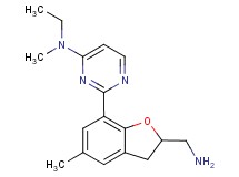 2-[2-(aminomethyl)-5-methyl-2,3-dihydro-1-benzofuran-7-yl]-N-ethyl-N-methylpyrimidin-4-amine