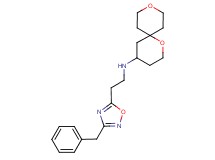 N-[2-(3-benzyl-1,2,4-oxadiazol-5-yl)ethyl]-1,9-dioxaspiro[5.5]undecan-4-amine