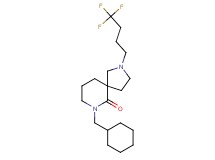 7-(cyclohexylmethyl)-2-(4,4,4-trifluorobutyl)-2,7-diazaspiro[4.5]decan-6-one