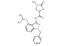 N-(1-benzyl-4-isopropoxy-1H-indazol-3-yl)-1-methyl-2-oxoimidazolidine-4-carboxamide