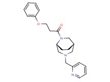 (1S*,5R*)-6-(3-phenoxypropanoyl)-3-(2-pyridinylmethyl)-3,6-diazabicyclo[3.2.2]nonane
