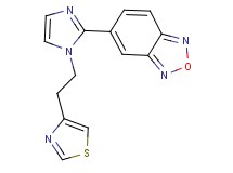 5-{1-[2-(1,3-thiazol-4-yl)ethyl]-1H-imidazol-2-yl}-2,1,3-benzoxadiazole
