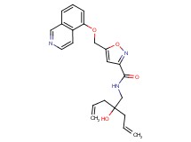N-(2-allyl-2-hydroxy-4-penten-1-yl)-5-[(5-isoquinolinyloxy)methyl]-3-isoxazolecarboxamide