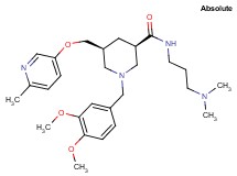 (3R,5S)-1-(3,4-dimethoxybenzyl)-N-[3-(dimethylamino)propyl]-5-{[(6-methyl-3-pyridinyl)oxy]methyl}-3-piperidinecarboxamide