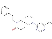 8-(6-methylpyrimidin-4-yl)-2-(2-phenylethyl)-2,8-diazaspiro[5.5]undecan-3-one