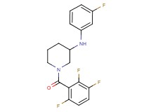 N-(3-fluorophenyl)-1-(2,3,6-trifluorobenzoyl)-3-piperidinamine