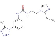 N-[2-(2-ethyl-1H-imidazol-1-yl)ethyl]-N'-[3-(5-methyl-1H-tetrazol-1-yl)phenyl]urea