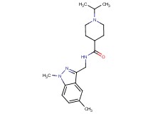 N-[(1,5-dimethyl-1H-indazol-3-yl)methyl]-1-isopropyl-4-piperidinecarboxamide