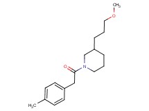 3-(3-methoxypropyl)-1-[(4-methylphenyl)acetyl]piperidine