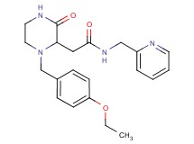 2-[1-(4-ethoxybenzyl)-3-oxo-2-piperazinyl]-N-(2-pyridinylmethyl)acetamide